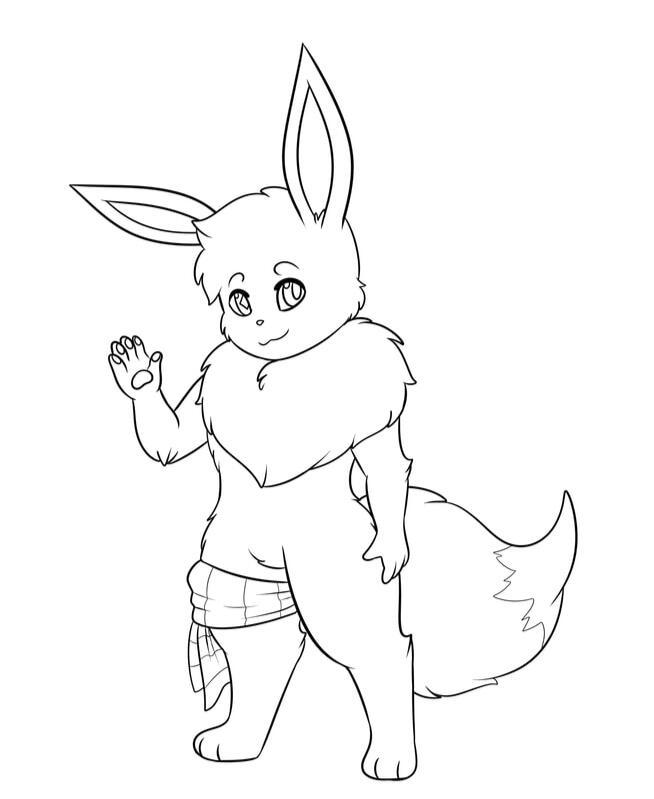 Full-body lineart