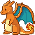Pixel icon with bounce Pixel icon with bounce