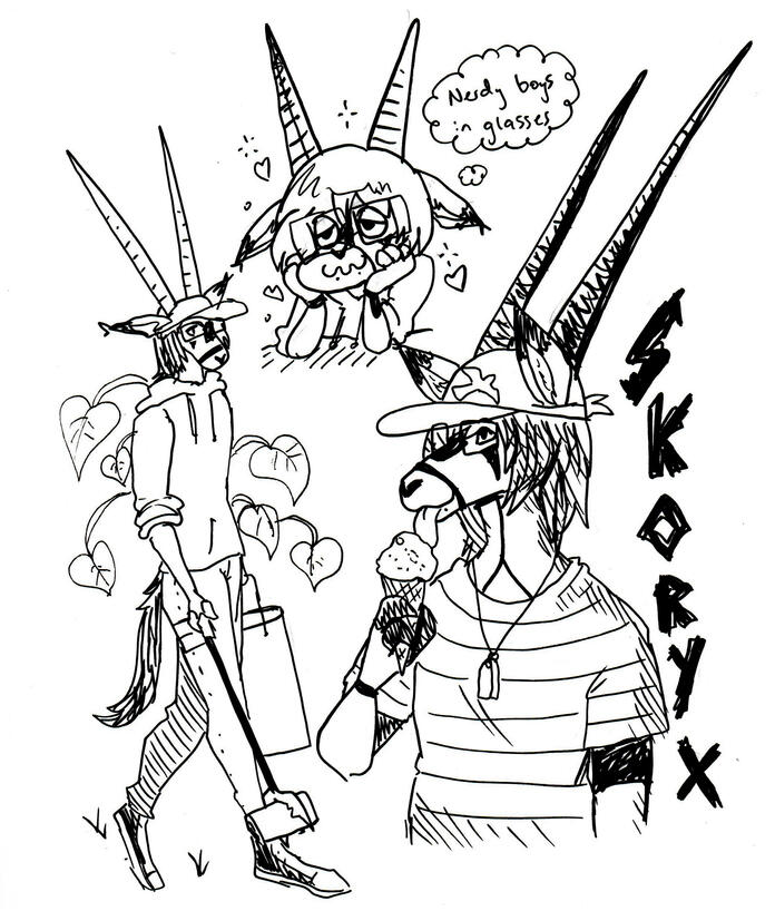 Monochrome sketchpage